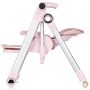 Scaun de masa Chipolino Super Chef 2 in 1 pink marshmallow