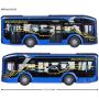 Autobuz Majorette MAN Lion's City 10 E 22,5 cm cu lumini si sunete