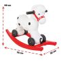 Balansoar pentru copii Pilsan Pony Horse white