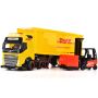 Camion Dickie Toys DHL Heavy Truck 35 cm cu lumini si sunete