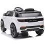 Masinuta electrica Chipolino SUV Land Rover Discovery cu scaun din piele si roti EVA white