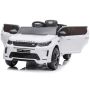 Masinuta electrica Chipolino SUV Land Rover Discovery cu scaun din piele si roti EVA white