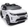 Masinuta electrica Chipolino SUV Land Rover Discovery cu scaun din piele si roti EVA white