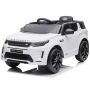 Masinuta electrica Chipolino SUV Land Rover Discovery cu scaun din piele si roti EVA white