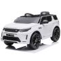 Masinuta electrica Chipolino SUV Land Rover Discovery cu scaun din piele si roti EVA white