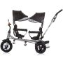 Tricicleta gemeni Chipolino 2Play obsidian silver