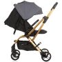 Carucior Chipolino Twister granite cu sezut rotativ