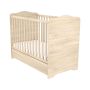 Patut copii din lemn cu sertar Hubners Eva 120x60 cm natur