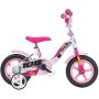 Bicicleta copii Dino Bikes 10" 108 Sport alb si roz
