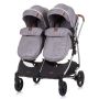 Carucior gemeni Chipolino Duo Smart 3 in 1 graphite