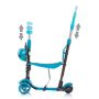 Trotineta Chipolino Kiddy Evo 3 in 1 cu maner ocean