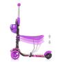 Trotineta Chipolino Kiddy Evo 3 in 1 cu maner purple graffiti