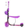Trotineta Chipolino Kiddy Evo 3 in 1 cu maner purple graffiti