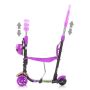 Trotineta Chipolino Kiddy Evo 3 in 1 cu maner purple graffiti