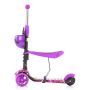 Trotineta Chipolino Kiddy Evo 3 in 1 cu maner purple graffiti