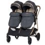 Carucior gemeni Chipolino Duo Smart 2 in 1 raven