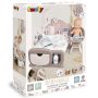 Centru de ingrijire pentru papusi Smoby Baby Nurse Cocoon Nursery maro cu papusa si accesorii