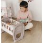 Centru de ingrijire pentru papusi Smoby Baby Nurse Doll`s Play Center maro cu 23 accesorii
