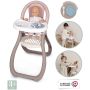Scaun de masa pentru papusi Smoby Baby Nurse maro
