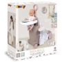 Valiza multifunctionala pentru papusi Smoby Baby Nurse 3 in 1 maro
