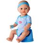Papusa Simba New Born Baby, Baby Doll 43 cm cu accesorii albastru