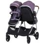 Carucior gemeni Chipolino Duo Smart 3 in 1 lilac