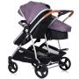 Carucior gemeni Chipolino Duo Smart 3 in 1 lilac