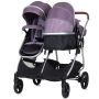 Carucior gemeni Chipolino Duo Smart 3 in 1 lilac