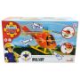 Jucarie Simba Elicopter Fireman Sam Wallaby cu figurina si accesorii