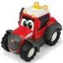 Tractor Dickie Toys Happy Ferguson Animal Trailer cu remorca si figurina