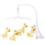 Carusel muzical pentru patut Chipolino Sweet Giraffes