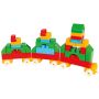 Jucarie Pilsan Cuburi de construit in cutie Jumbo Blocks 166 piese