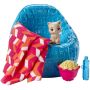 Set Barbie by Mattel Estate Movie Night cu accesorii DVX46