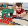 Set Fisher Price by Mattel Thomas and Friends Knapford Station cu sina, vagon si locomotiva