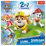 Joc Trefl Paw Patrol, Patrula Catelusilor 2 in 1 Ludo si Cursa