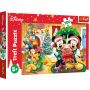 Puzzle Trefl Disney Mickey Mouse, Magia Craciunului 100 piese