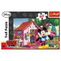 Puzzle Trefl Disney Mickey Mouse, Mickey si Minnie in gradina 60 piese