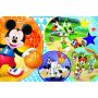 Puzzle Trefl Maxi Disney Mickey Mouse, E timpul pentru sport 24 piese