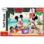 Puzzle Trefl Maxi Disney Mickey Mouse, Picnic pe plaja 24 piese