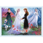 Set puzzle 4 in 1 Trefl Disney Frozen 2, In padurea magica, 1x35 piese, 1x48 piese, 1x54 piese, 1x70 piese