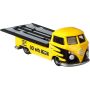 Camion Hot Wheels by Mattel Car Culture Volkswagen Transporter T1 Pickup cu masina Volkswagen Classic Bug