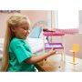 Set Barbie by Mattel Estate Birou cu pat supraetajat, papusa si accesorii