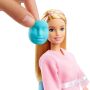 Set Barbie by Mattel Wellness and Fitness O zi la salonul Spa papusa cu figurina si accesorii