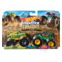 Set Hot Wheels by Mattel Monster Trucks Demolition Doubles A51 Patrol vs Test Subject