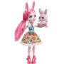 Papusa Enchantimals by Mattel Bree Bunny cu figurina