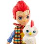 Papusa Enchantimals by Mattel Redward Rooster cu figurina Cluck