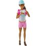 Set Barbie by Mattel Wellness and Fitness papusa cu figurina si accesorii GRN66