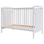 Patut copii din lemn Hubners Karly 120x60 cm alb