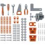 Atelier Smoby Black & Decker Bricolo Center cu 78 accesorii