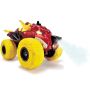 Masina Dickie Toys Flaming Fire Monster 25 cm rosu cu lumini si sunete